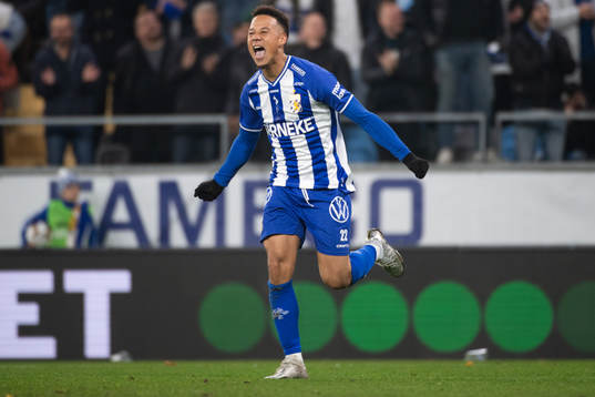 IFK Göteborgs Tobias Sana jublar