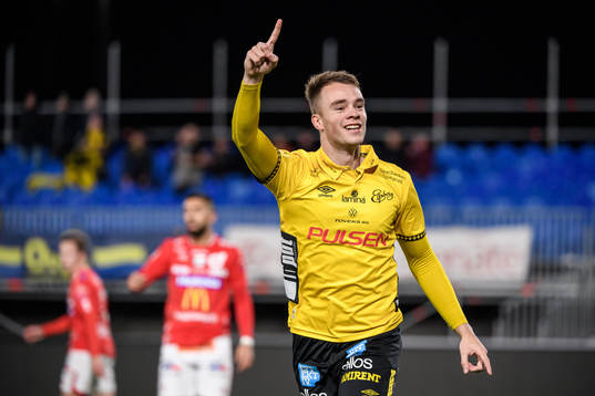 Elfsborgs Leo Väisänen jublar