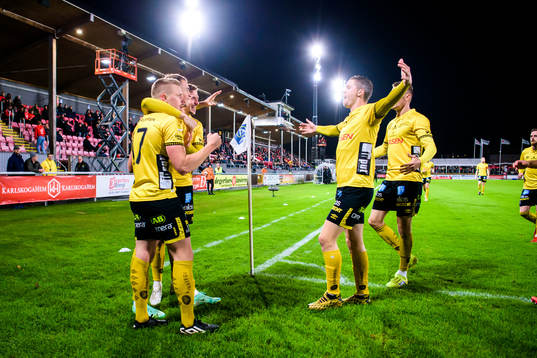 Elfsborgs Leo Väisänen jublar