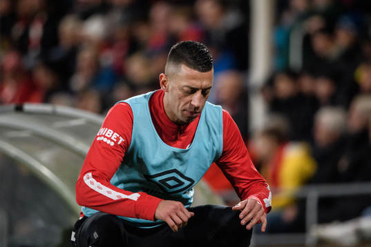 Degerfors Nikola Djurdjic värmer upp