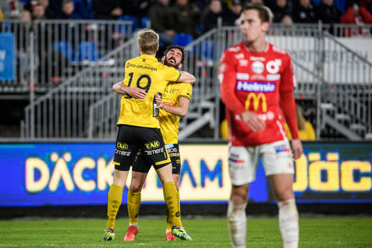 Elfsborgs Jeppe Møldrup Okkels jublar