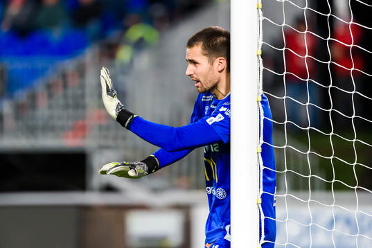 Degerfors målvakt Alfie Malik Whiteman