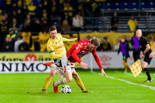 Elfsborgs André Rømer och Degerfors Adam Carlén