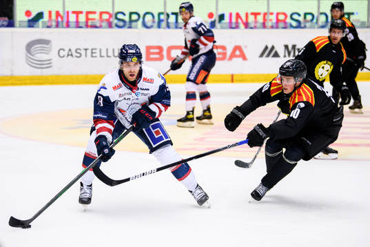 Linköpings Patrick Russel och Brynäs Noel Gunler