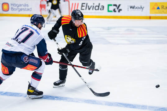 Brynäs Chay Genoway och Linköpings Robert Lantosi