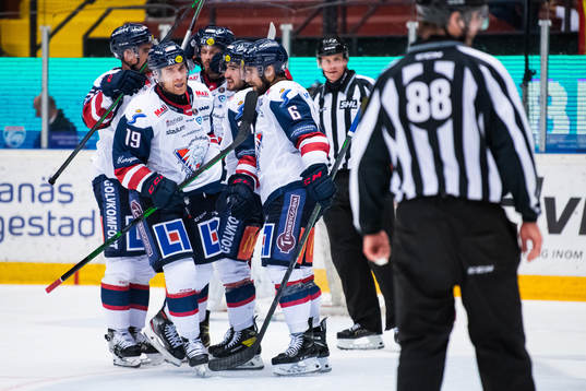 Linköpings Patrick Russel jublar