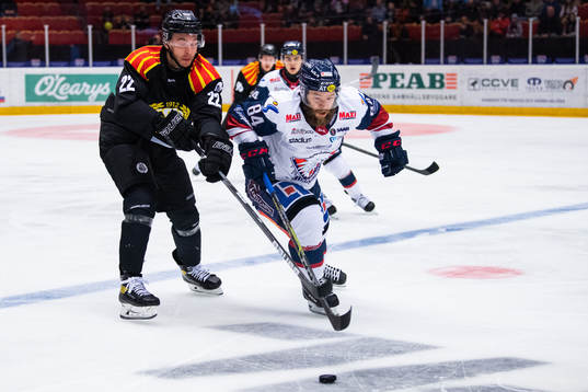 Brynäs Adam Pettersson och Linköpings Jimmy Andersson
