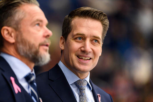 Växjös tränare Sam Hallam