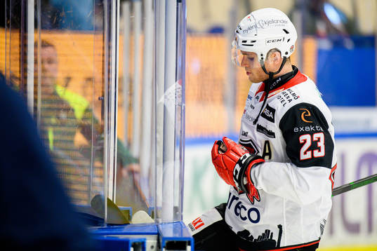 Malmö Redhawks Christoffer Forsberg deppar