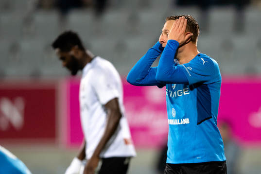 Halmstads Joel Allansson deppar