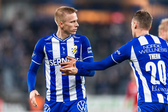 IFK Göteborgs Oscar Wendt och Simon Thern