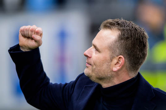IFK Göteborgs tränare Mikael Stahre jublar