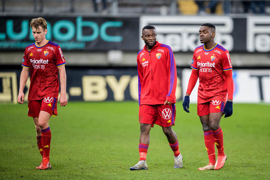 Djurgårdens Rasmus Schüller, Emmanuel Banda och Joel