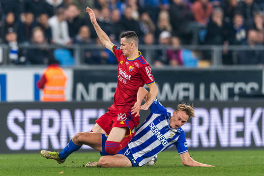 Djurgårdens Haris Radetinac och IFK Göteborgs Oscar