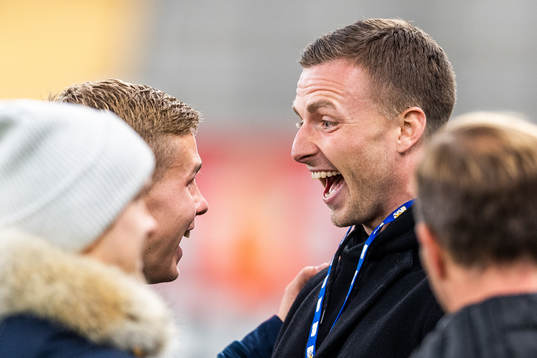 IFK Göteborgs Calle Johansson jublar