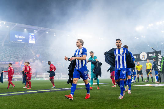 IFK Göteborgs Gustav Svensson och Hosam Aiesh