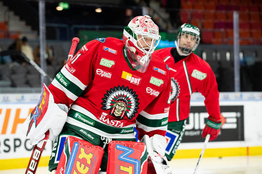 Frölundas målvakt Niklas Rubin