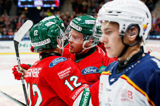 Frölundas Filip Johansson jublar