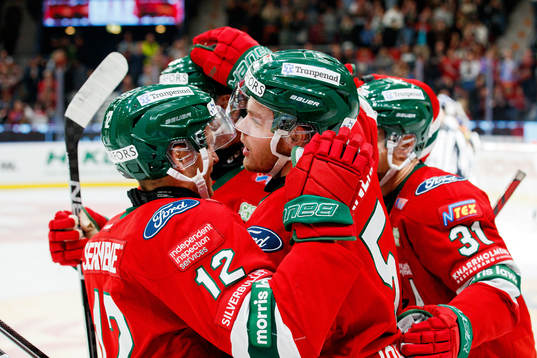 Frölundas Filip Johansson jublar