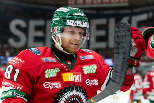 Frölundas Ryan Lasch jublar