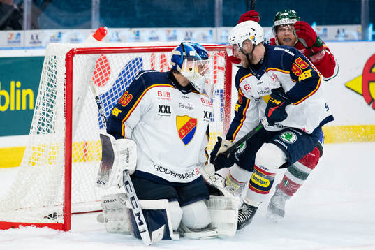 Frölundas Ryan Lasch gör 5-1 på Djurgårdens målvakt
