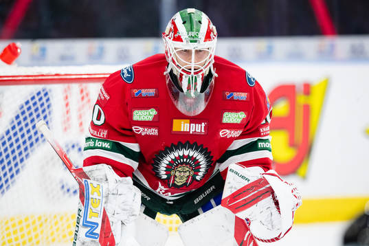 Frölundas målvakt Matthew Tomkins