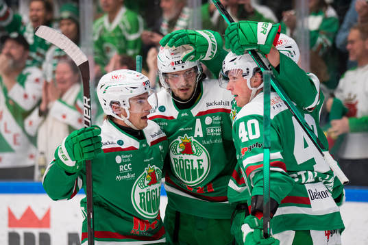 Rögles Leon Bristedt, Dennis Everberg och Oskar Stål