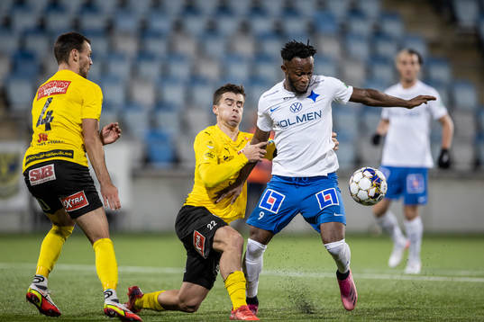 Mjällbys Jesper Gustavsson och IFK Norrköpings Samuel