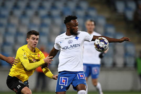 Mjällbys Jesper Gustavsson och IFK Norrköpings Samuel