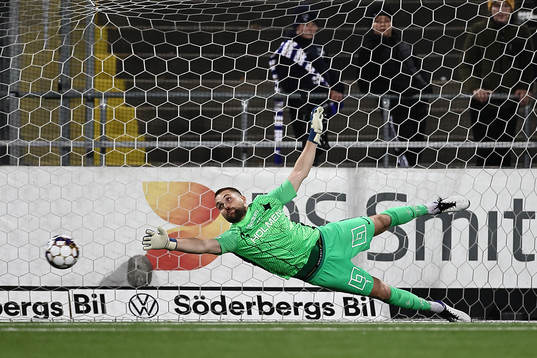 IFK Norrköpings målvakt Oscar Jansson