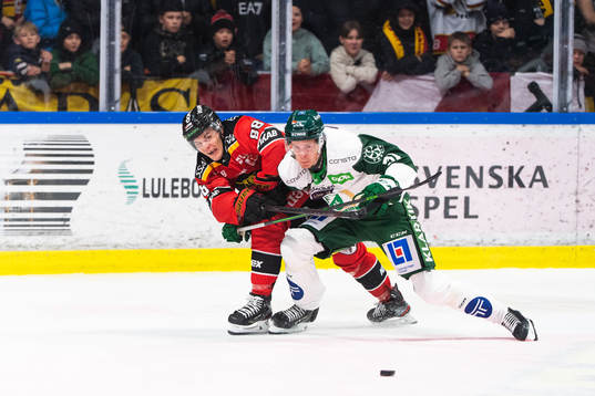 Luleås Joonas Rask och Färjestads Carl Jakobsson