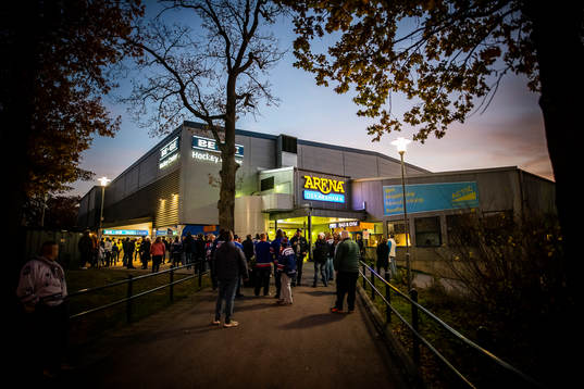 Exteriör av Be-Ge Hockey Center