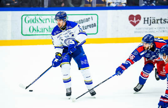 Leksands Max Veronneau och Oskarshamns Robin Norell