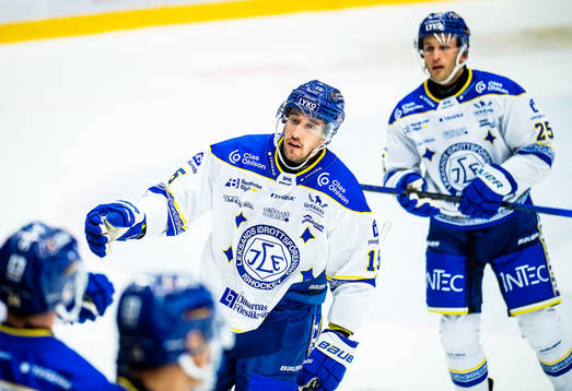 Leksands Max Veronneau jublar