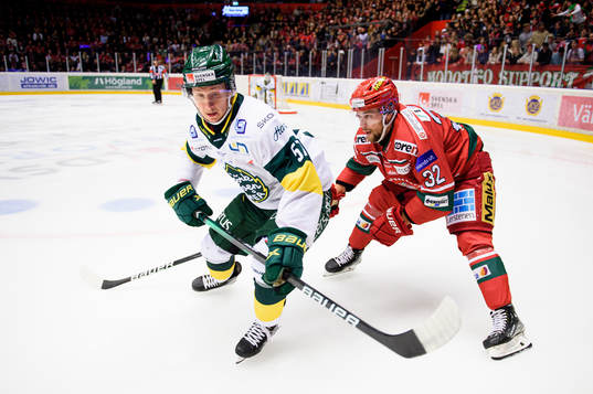 Björklövens Karl Johansson och Modos Markus Modigs