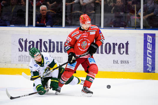 Björklövens Sebastian Selin och Modos Daniel Mannberg