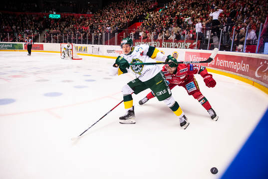 Björklövens Karl Johansson och Modos Max Tjernström