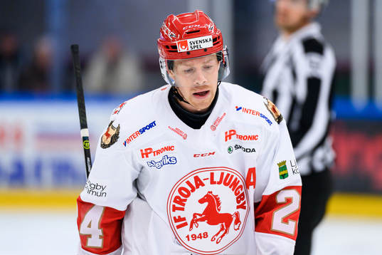 Troja-Ljungbys  Joakim Hillding deppar