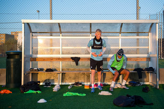 Melker Widell och August Sandström