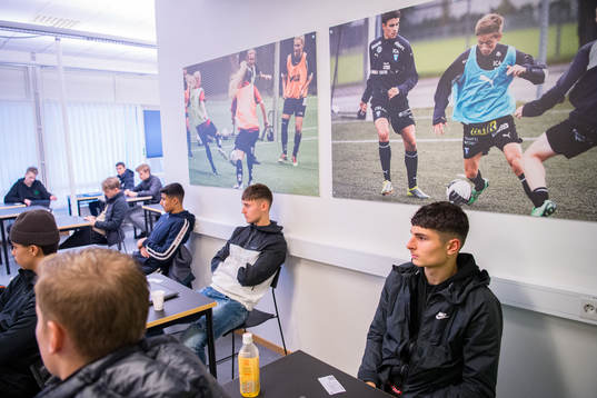 Josef Al-Imam och Adrian Neziri går andra året på Malmö