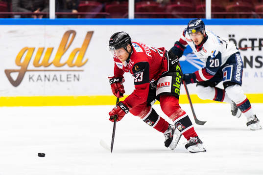 Malmö Redhawks Christoffer Forsberg och Linköpings Nikola