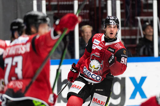 Malmö Redhawks Lance Bouma jublar