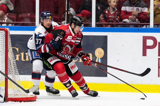Malmö Redhawks Alexander Molldén och Linköpings Jesper