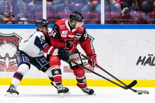 Malmö Redhawks Carl Söderberg och Linköpings Elliot