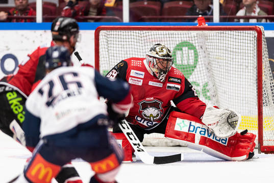 Malmö Redhawks målvakt Oscar Alsenfelt