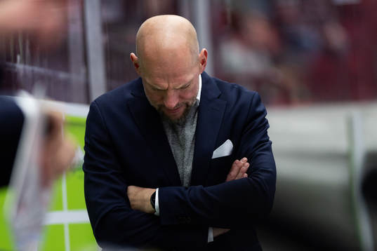 Linköpings assisterande tränare Niclas Hävelid deppar