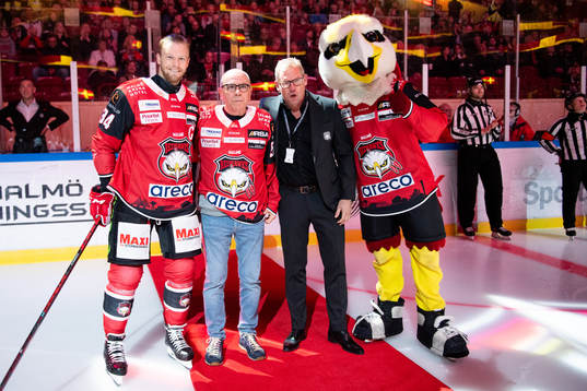 Malmö Redhawks Carl Söderberg, Åke Kullamn och sportchef