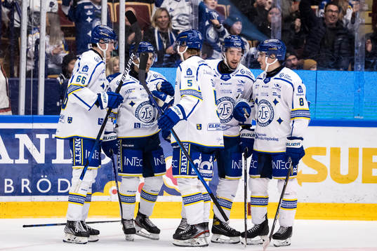 Leksands Max Veronneau jubel