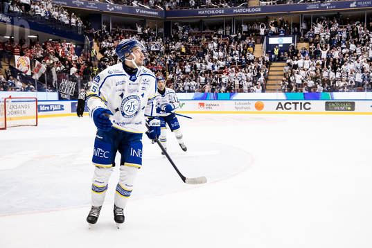 Leksands Max Veronneau jubel