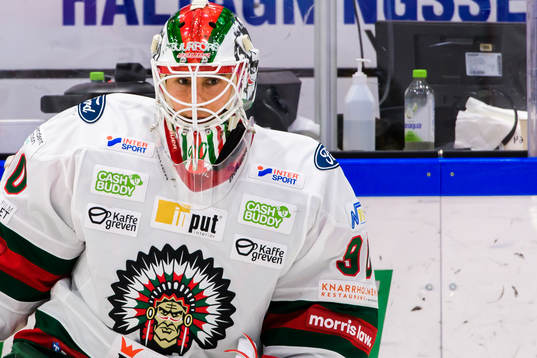 Frölundas målvakt Matthew Tomkins